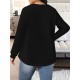 [Customer Favorite] Elegant Plus Size Solid Color Sweatshirt for Women - Crew Neck, Long Sleeve, Stretch Fabric, Machine Washable - Perfect for Fall/Winter